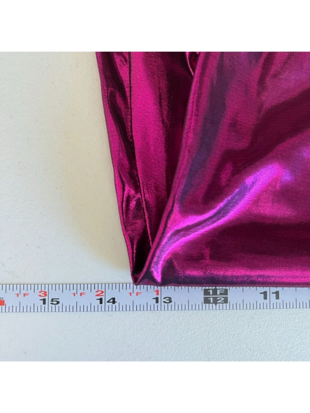 Y2K Metallic Fuchsia Maxi Dress Bustier Open Back Clubwear Party Sz M Rave Birth - Picture 6 of 10